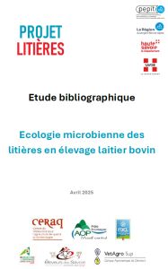 Etude bibliographique: Ecologie microbienne des litières en élevage laitier bovin (2025)